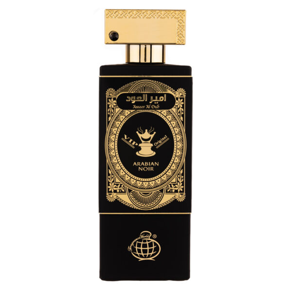 (plu01401) - Apa de Parfum Ameer Al Oud Arabian Noir Vip Original, Fragrance World, Unisex - 80ml