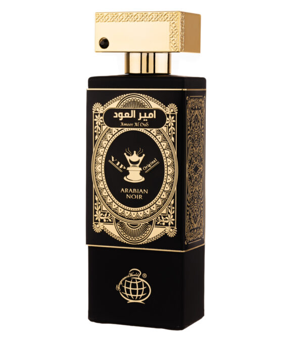  Apa de Parfum Ameer Al Oud Arabian Noir Vip Original, Fragrance World, Unisex - 80ml