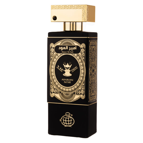 (plu01401) - Apa de Parfum Ameer Al Oud Arabian Noir Vip Original, Fragrance World, Unisex - 80ml