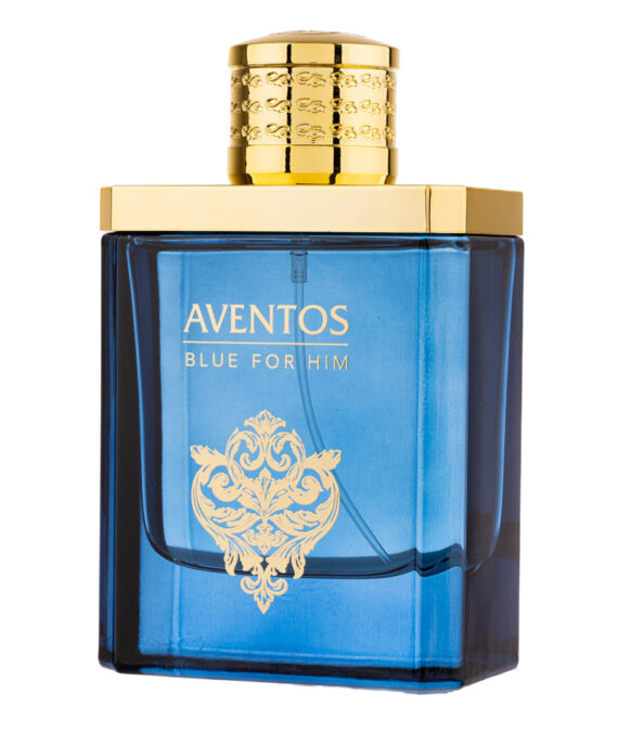  Apa de Parfum Aventos Blue For Him, Fragrance World, Barbati - 100ml