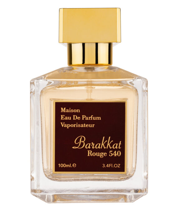  Apa de Parfum Barakkat Rouge 540, Fragrance World, Unisex - 100ml