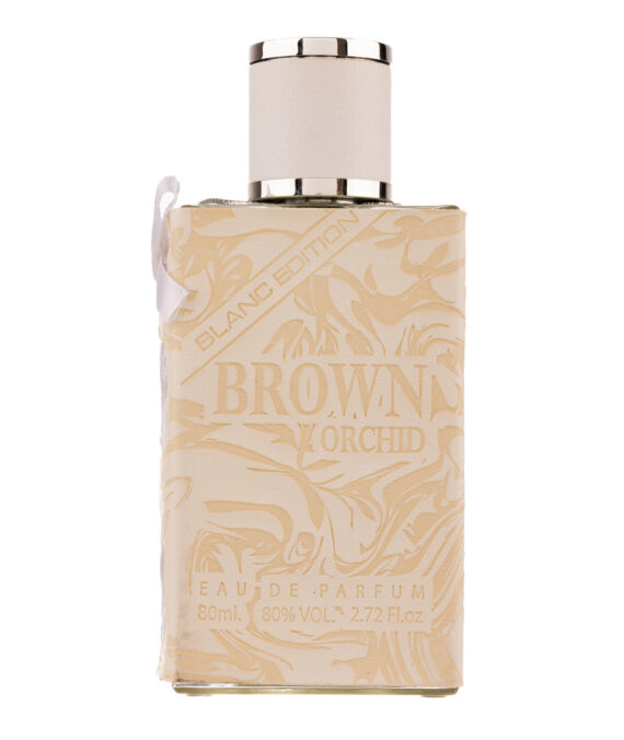  Apa de Parfum Brown Orchid Blanc Edition, Fragrance World, Unisex - 80ml