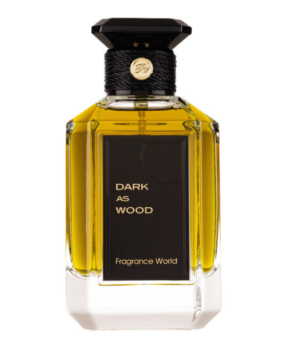  Apa de Parfum Dark As Wood, Fragrance World, Unisex - 100ml