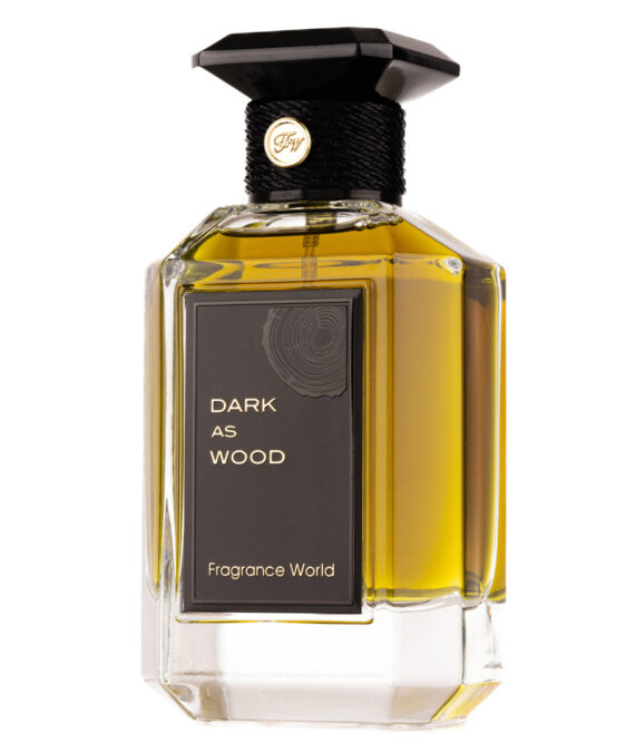  Apa de Parfum Dark As Wood, Fragrance World, Unisex - 100ml