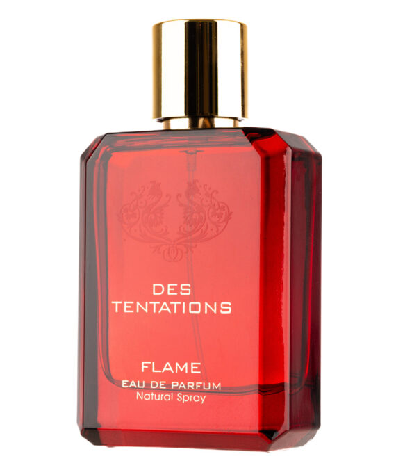  Apa de Parfum Des Tentations Flame, Fragrance World, Femei - 100ml