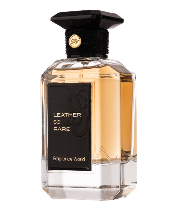  Apa de Parfum Leather So Rare, Fragrance World, Unisex - 100ml
