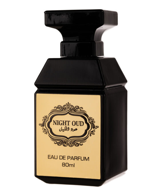  Apa de Parfum Night Oud, Fragrance World, Unisex - 100ml