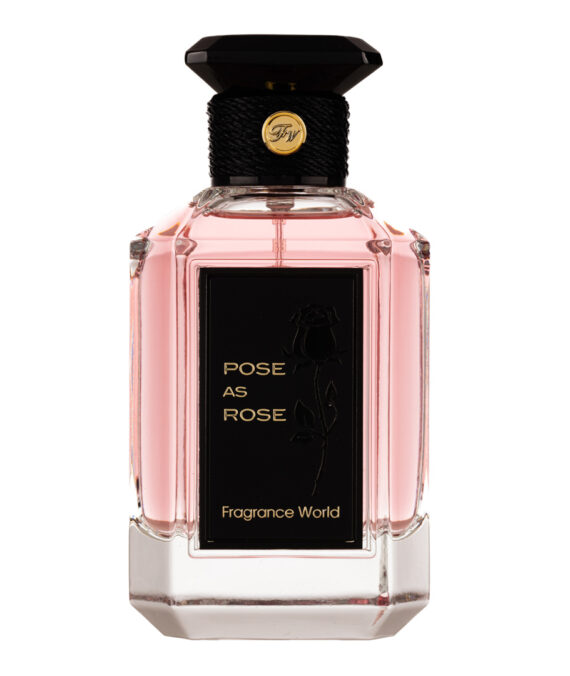  Apa De Parfum Pose As Rose, Fragrance World, Femei - 100ml