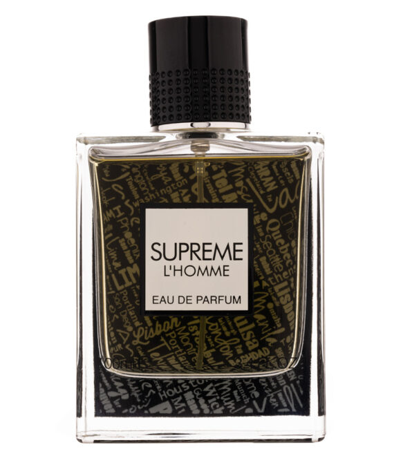  Apa de Parfum Supreme L'homme, Fragrance World, Barbati - 100ml